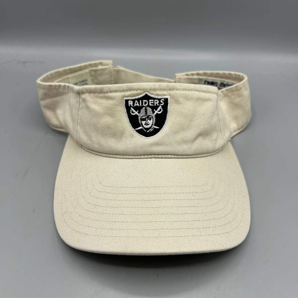 Vintage Las Vegas Raiders Visor Hat Men Twins Enterprise Strap Back Cap Cotton